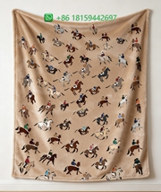 Hermes Throw Blankets